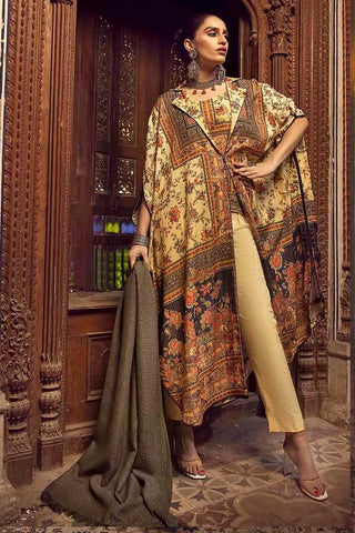 Gul Ahmed 3PC Pashmina Shawl Suit AP-22013 Winter Collection 2022