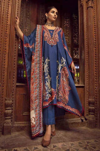 Gul Ahmed 3PC Pashmina Shawl Suit AP-22014 Winter Collection 2022