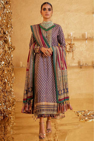 Al Karam 2 PC Embroidered Lawn Suit FCW20H Festive Winter Collection