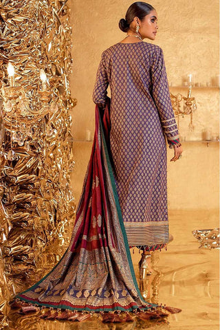 Al Karam 2 PC Embroidered Lawn Suit FCW20H Festive Winter Collection