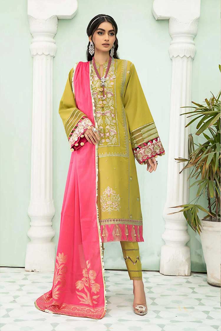 Picture of Anamta - D-04 Aarzo Luxury Eid Lawn Collection - Available at Raja Sahib