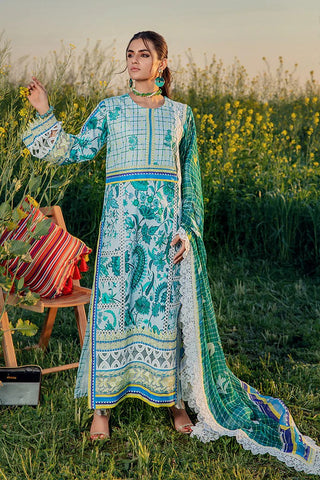 Rungrez MSK 08 Mishkal Embroidered Lawn Collection 2022