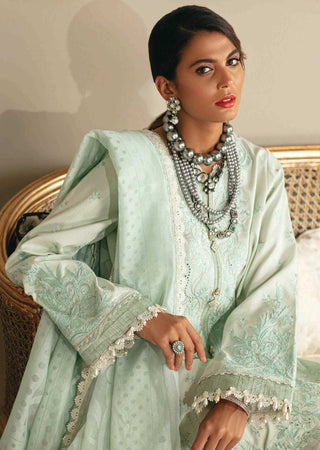 Raaya 02 Mint Magic Carnation Luxury Eid Collection 2022