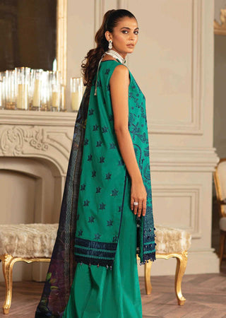Raaya 03 Emerald Queen Carnation Luxury Eid Collection 2022