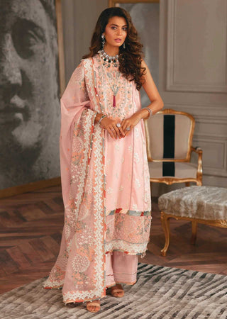 Raaya 04 Plush Pink Carnation Luxury Eid Collection 2022