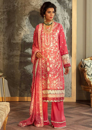 Raaya 05 Pretty In Pink Carnation Luxury Eid Collection 2022