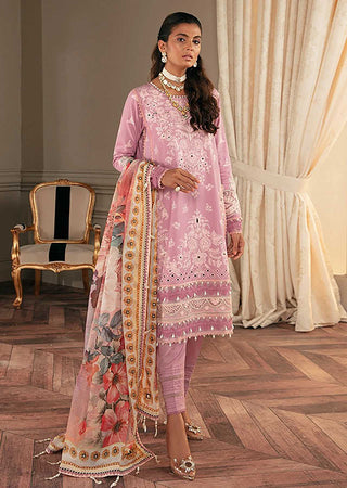 Raaya 06 Lilac Bloom Carnation Luxury Eid Collection 2022