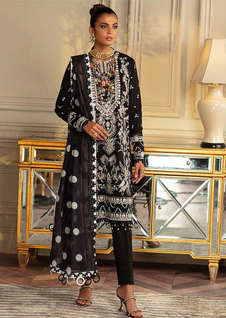 Raaya 07 Ebony & Ivory Carnation Luxury Eid Collection 2022