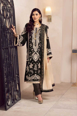 Shahbano 02 Lily Black Gull Mehr Luxury Lawn Collection 2022