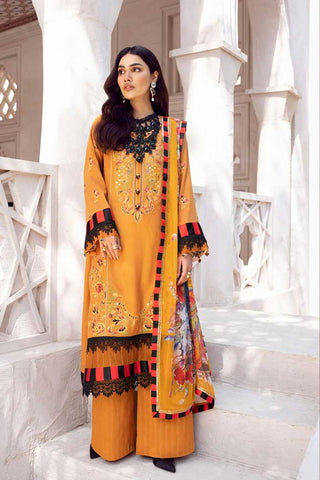 Shahbano 04 Gul Lala Mustard Gull Mehr Luxury Lawn Collection 2022