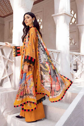 Shahbano 04 Gul Lala Mustard Gull Mehr Luxury Lawn Collection 2022