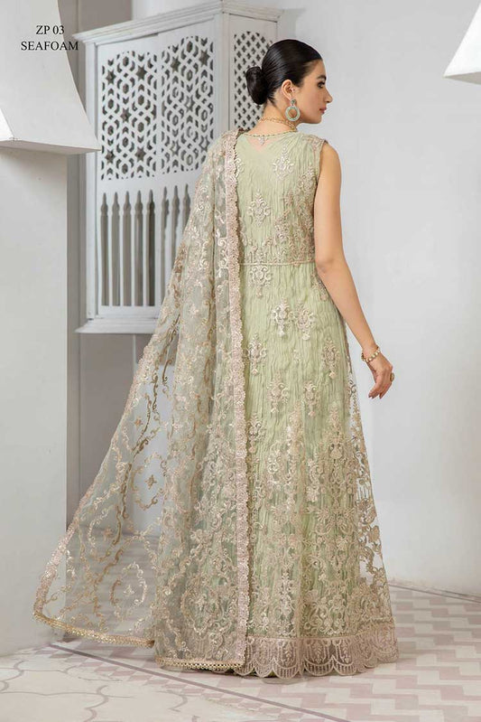 Picture of Zarif - ZP-03 Seafoam Pareesia Luxury Formal Wear Collection - Available at Raja Sahib