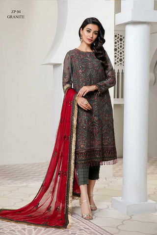 Zarif - ZP-04 Granite Pareesia Luxury Formal Wear Collection