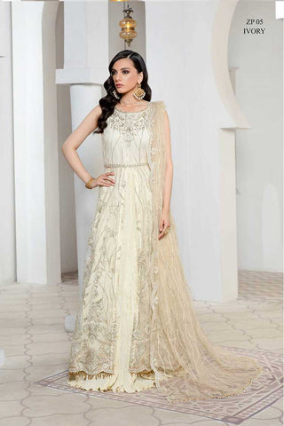 ZP-05 Ivory Pareesia Luxury Formal Wear Collection