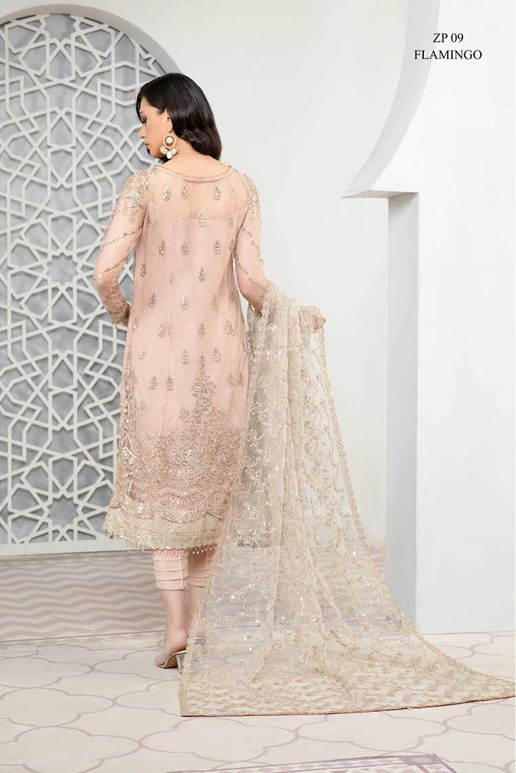 Picture of Zarif - ZP-09 Flamingo Pareesia Luxury Formal Wear Collection - Available at Raja Sahib