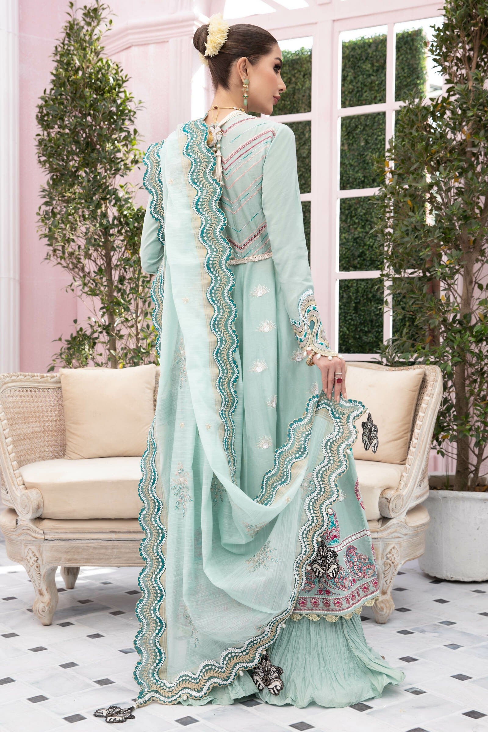 Picture of Vitalia - VLL 22 01 Ayden Maemsaab Luxury Lawn Collection - Available at Raja Sahib