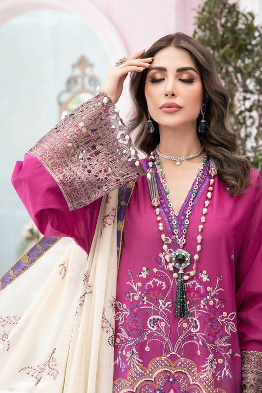 Picture of Vitalia - VLL 22 02 Esma Maemsaab Luxury Lawn Collection - Available at Raja Sahib