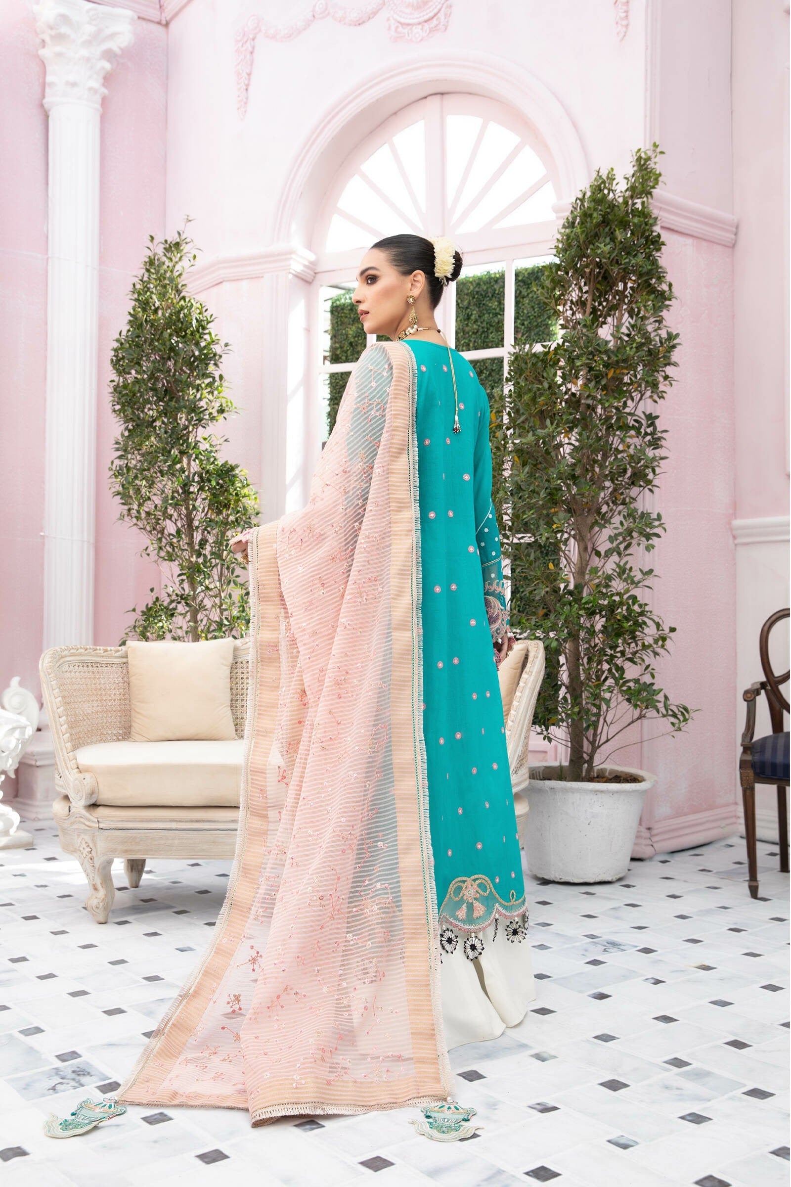 Picture of Vitalia - VLL 22 06 Aiyana Maemsaab Luxury Lawn Collection - Available at Raja Sahib