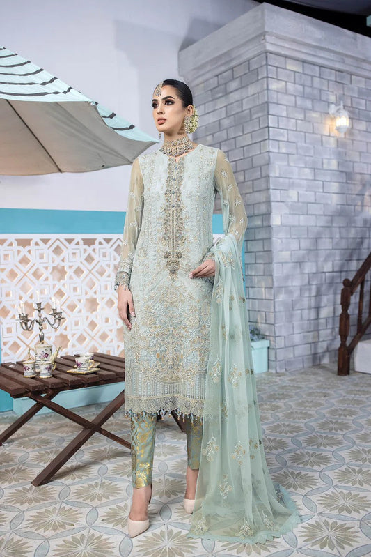 Picture of Flossie - 05 Morning Mist Safeera Luxury Collection Vol 10 - Available at Raja Sahib