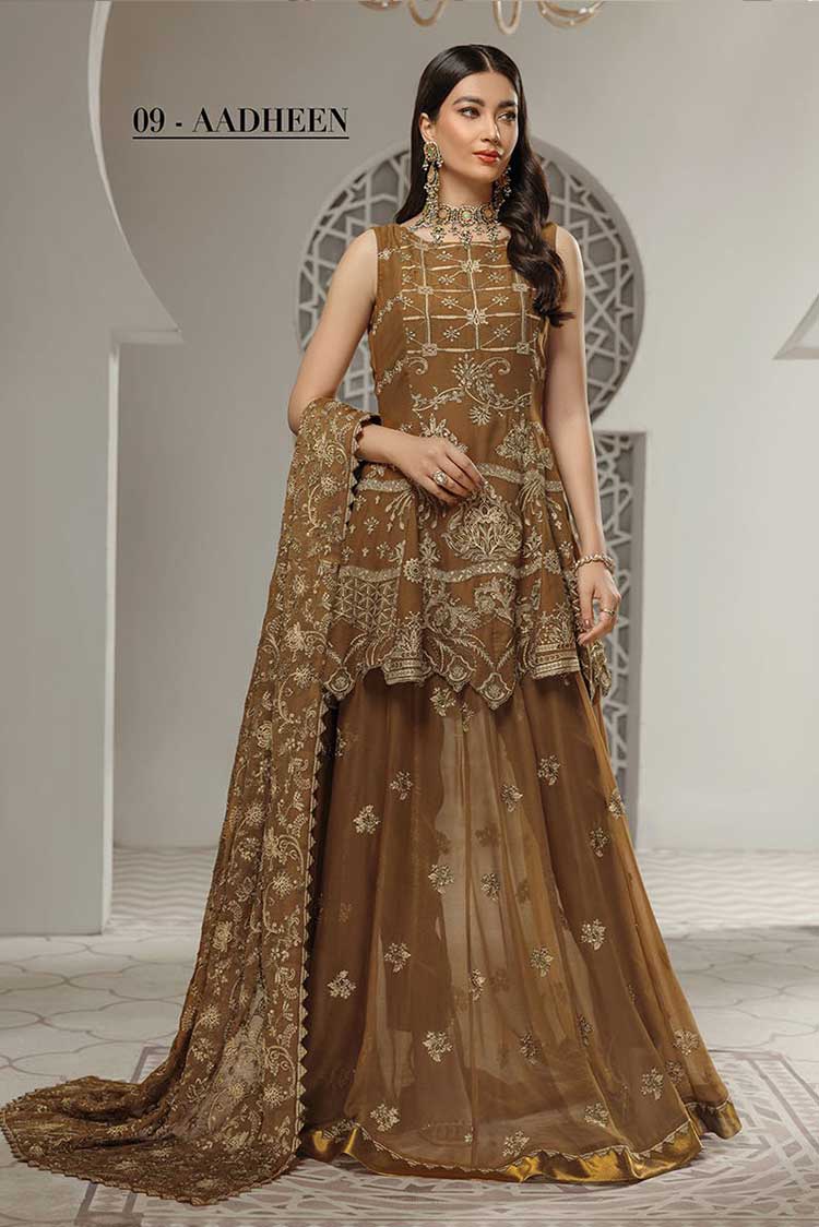 Picture of House of Nawab - 09 Aadheen Gulmira Luxury Collection Vol 2 - Available at Raja Sahib