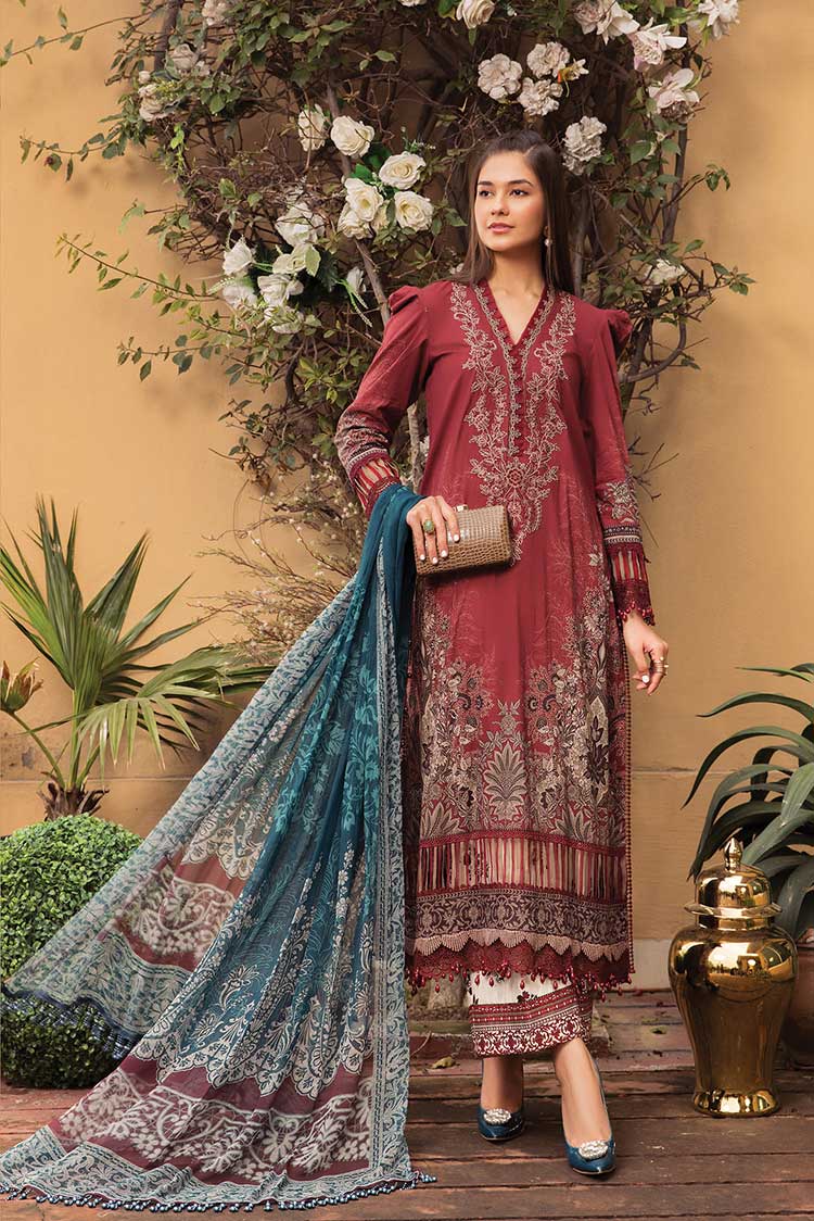 Picture of Maria B - MPT 1307 B Secret Garden Mprints Spring Summer Collection - Available at Raja Sahib