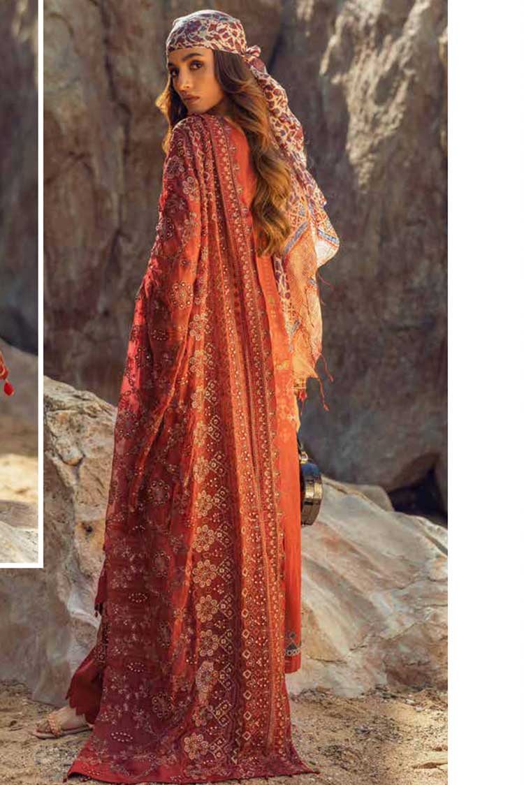 Picture of Nureh - NS 34 Maya Embroidered Swiss Lawn Collection - Available at Raja Sahib