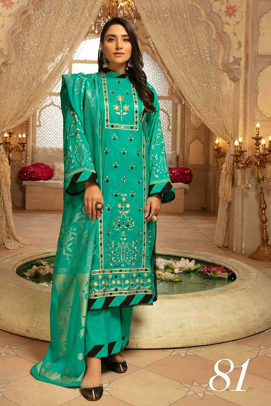 Picture of Shaista - Design 81 Premium Embroidered Lawn Collection - Available at Raja Sahib