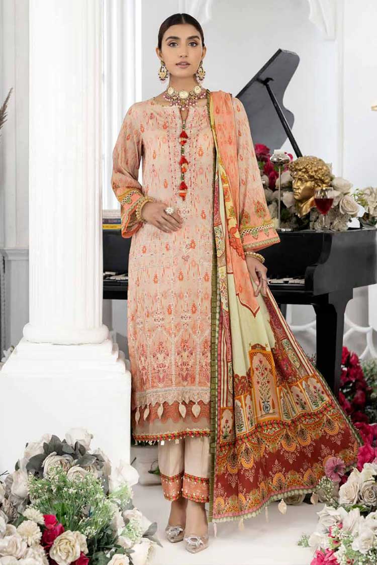 Picture of Riaz Arts - TL 06 Tehzeeb Luxury Embroidered Lawn Collection Vol 2 - Available at Raja Sahib