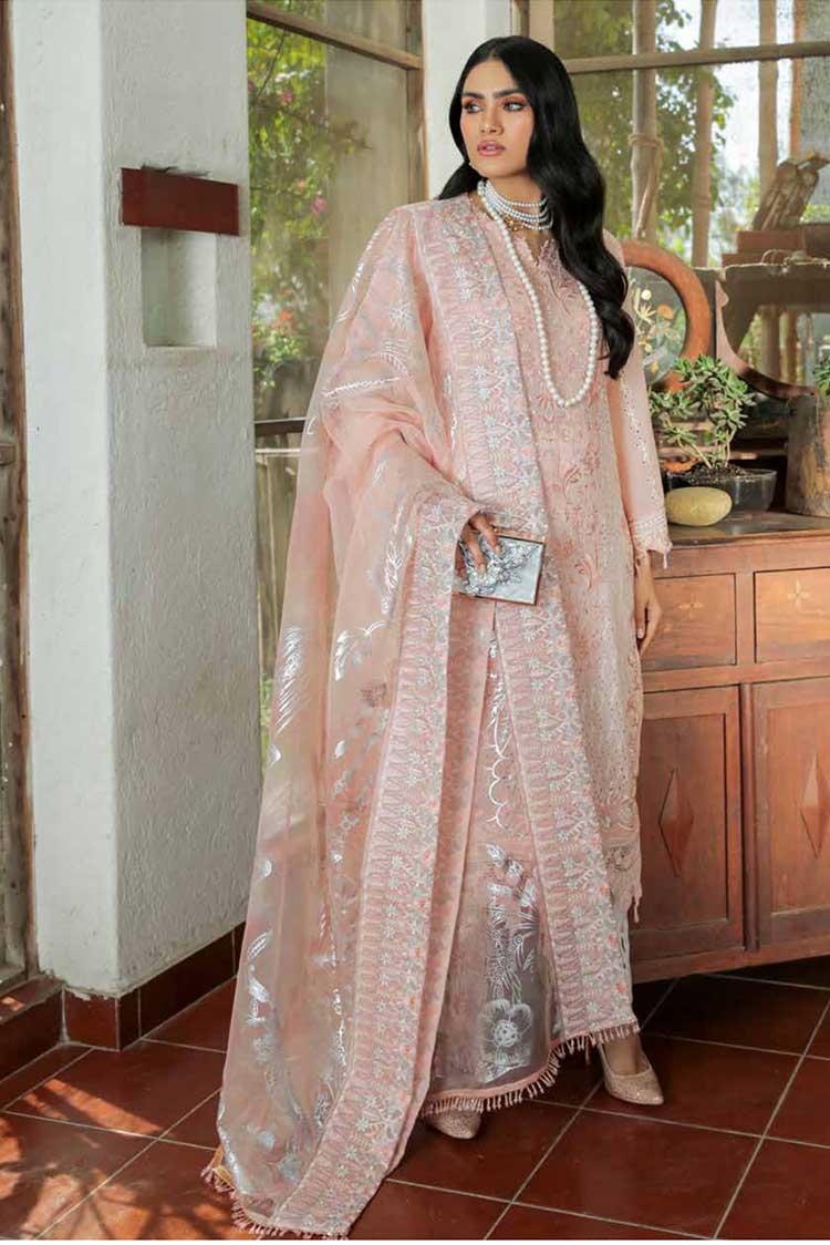 Picture of Nureh - NE 34 Exclusive Embroidered Swiss Lawn Edition Vol 2 - Available at Raja Sahib