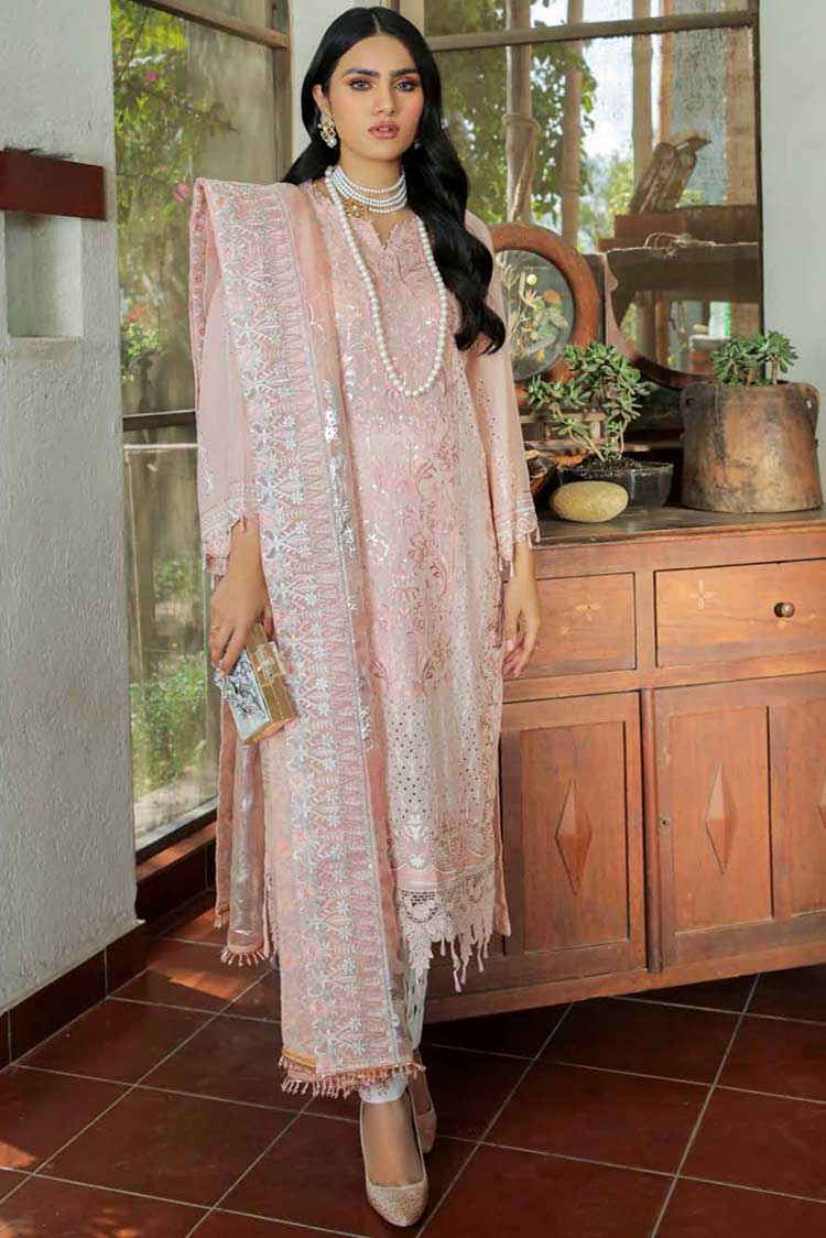 Picture of Nureh - NE 34 Exclusive Embroidered Swiss Lawn Edition Vol 2 - Available at Raja Sahib