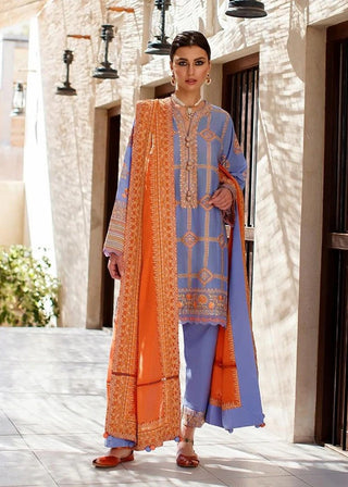 Zaha ZL 22 13A Lina Spring Summer Lawn Collection 2022 Vol 1