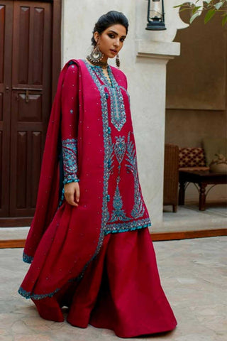 Zaha ZL 22 4B Zarbanu Spring Summer Lawn Collection 2022 Vol 1