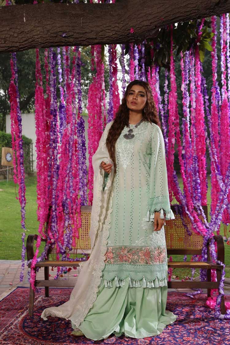 Picture of Saira Rizwan - SR-07 BIA Bulbul Luxury Lawn Collection - Available at Raja Sahib