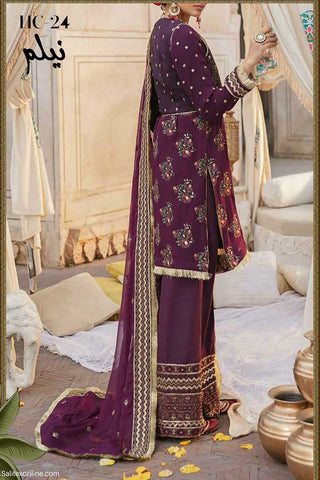 Salitex - HC 24 Neelam Dastak Luxury Chiffon Collection