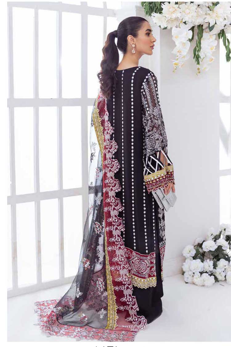 Picture of Nureh - NEL 05 Ayzel Elanora Luxury Embroidered Chiffon Collection - Available at Raja Sahib