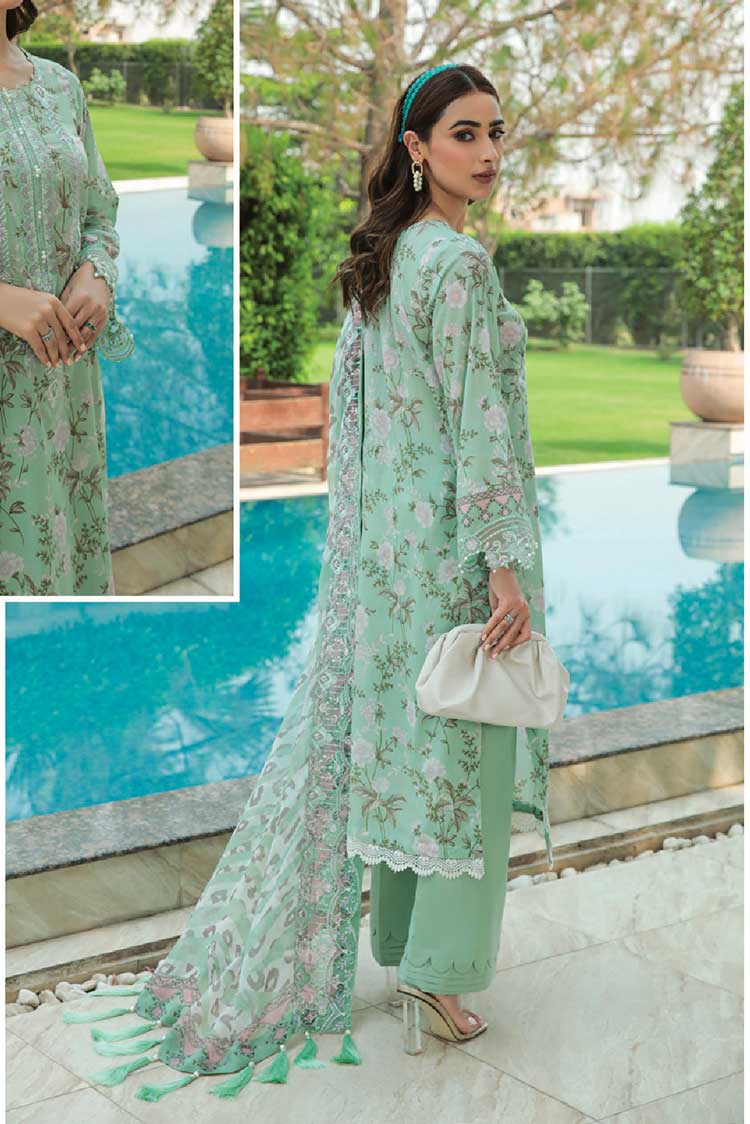 Picture of Nureh - NS 64 Gardenia Embroidered Lawn Collection Vol 3 - Available at Raja Sahib