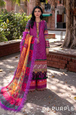 Mausummery 04 Jahan Koh E Noor Spring Summer Luxury Lawn Collection 2022