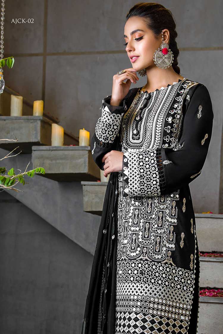 Picture of Asim Jofa - AJCK 02 Chikankari Eid Collection - Available at Raja Sahib