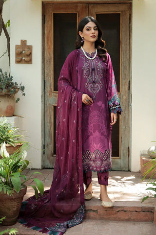 Farasha D7 Gleaming Berry Lawn Collection Vol 2 2022