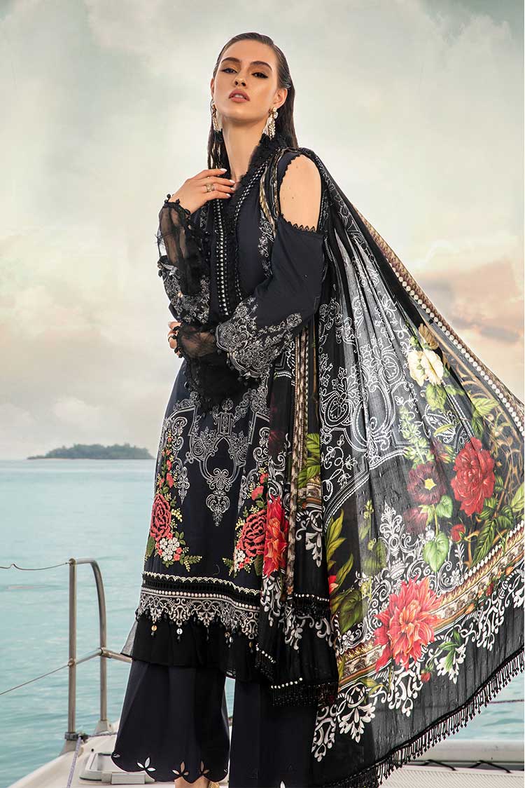 Picture of Maria B - MPB 1402 B The Great Getaway Mprints Eid Collection - Available at Raja Sahib