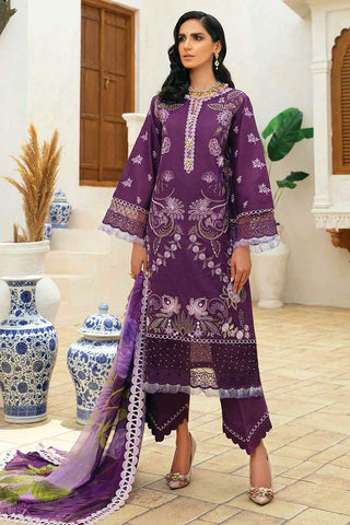 Roheenaz RNZ 1A Crushed Grapes Summer Lawn Collection 2022 Vol 1