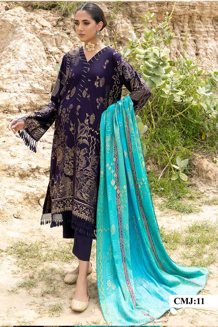 Picture of Charizma - CMJ 11 Embroidered Marina Jacquard Collection Vol 1 - Available at Raja Sahib