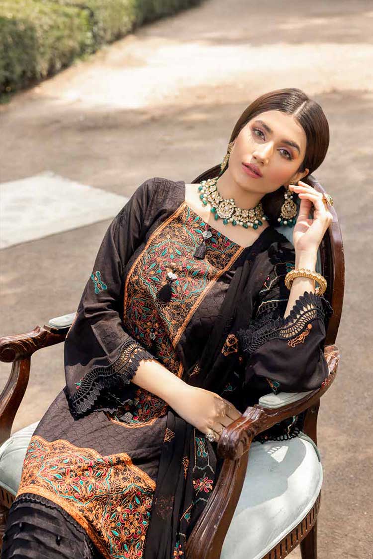 Picture of Shaista - SK 105 Embroidered Karandi Collection - Available at Raja Sahib