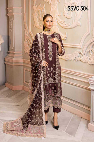 Shaista SSVC 304 Embroidered Viscose Collection Vol 2 2022