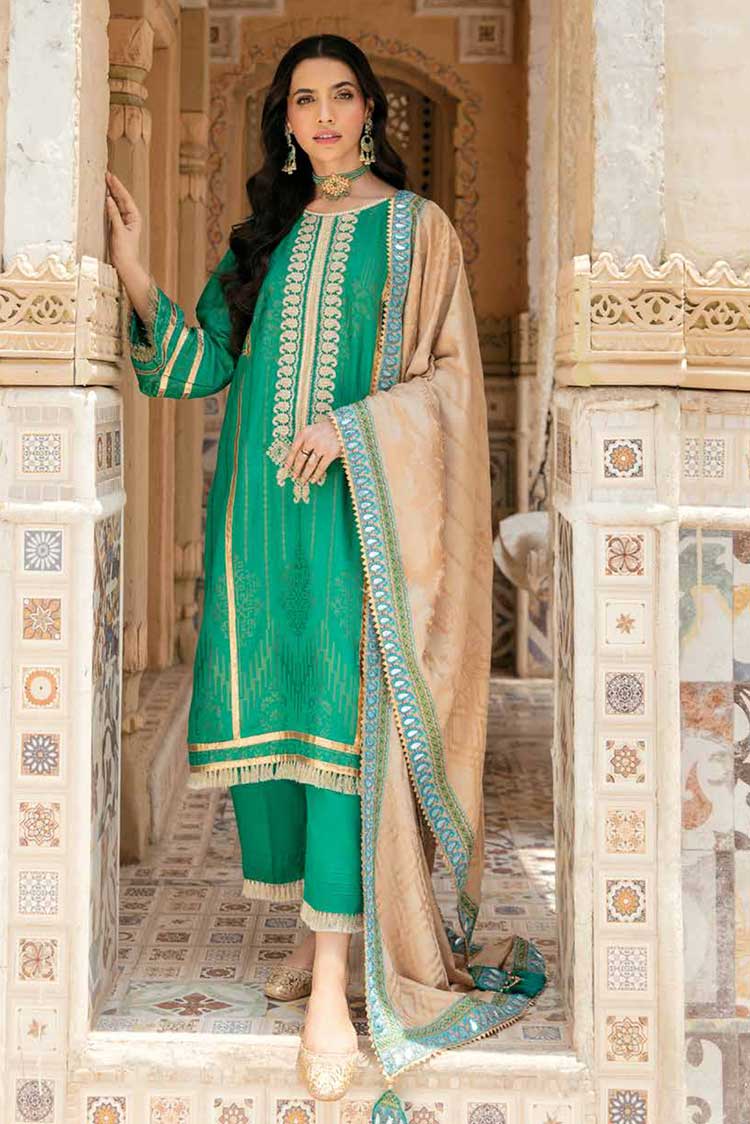 Picture of Charizma - CB 06 Bunnat Embroidered Linen Jacquard Collection Vol 1 - Available at Raja Sahib