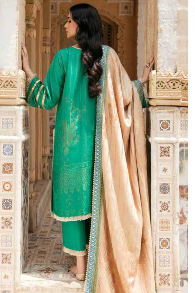 Picture of Charizma - CB 06 Bunnat Embroidered Linen Jacquard Collection Vol 1 - Available at Raja Sahib