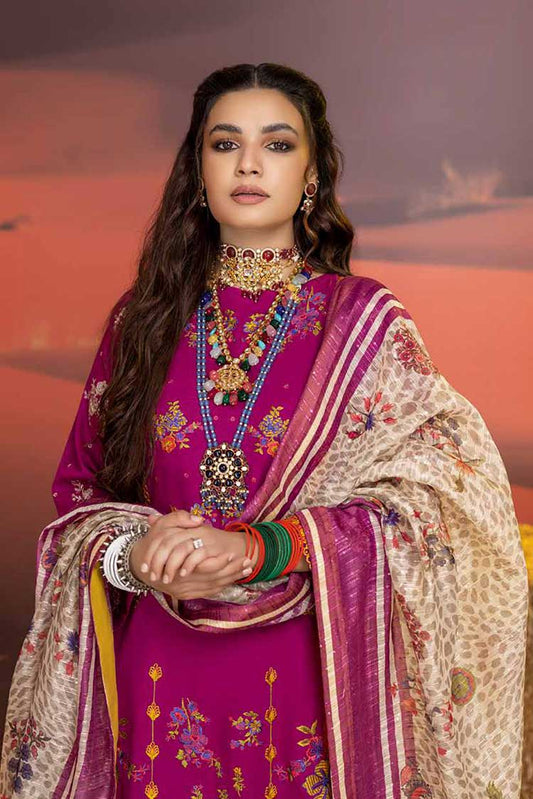 Picture of Charizma - CM 04 Miraas Embroidered Khaddar Collection Vol 1 - Available at Raja Sahib