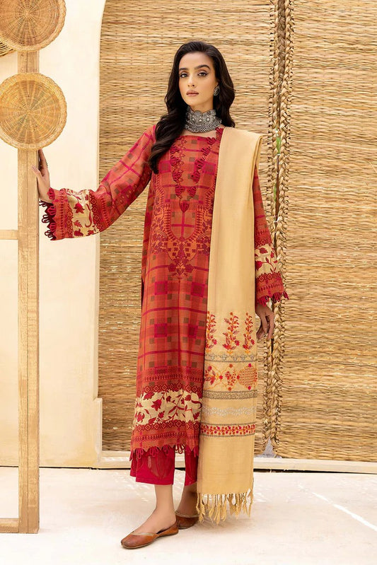 Picture of Charizma - CKD 08 Printed Khaddar Fall Winter Collection Vol 1 - Available at Raja Sahib