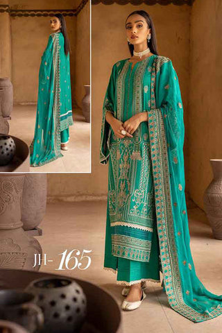 Johra JH-165 Parisa Embroidered Cotrai Winter Collection 2022