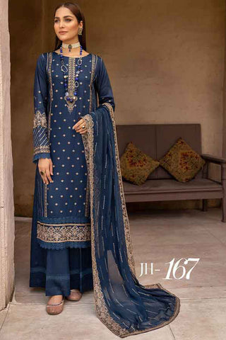 Johra JH-167 Parisa Embroidered Cotrai Winter Collection 2022